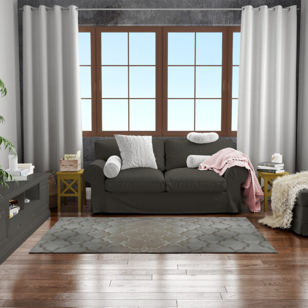 Cream, Bed Runner with Anti Slip Backing for Bedroom | Living Room | Office (2 ft x 5 ft)