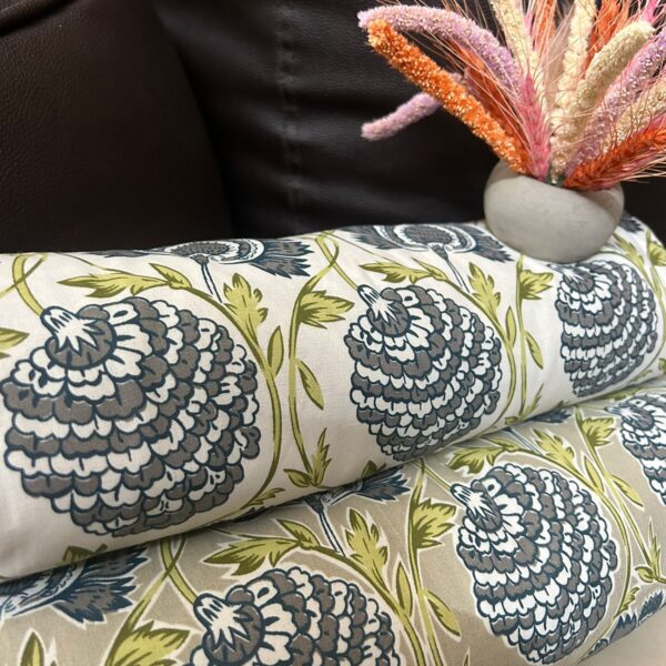Pack Of 2 Single Bed Reversible Dohars | Buta Print | Mulmul Cotton | White, Green